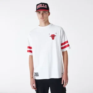NBA Arch Graphic Over Sized Tee Chicago Bulls White/Red
