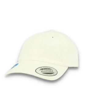 White Dad Cap Eco Wash Low Profile Cotton Twill - 6245EC