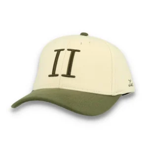 Contrast Baseball Cap Ivory/Olive Night