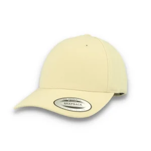 Premium Curved Visor Cap Snapback Stone - Yupoong 5789