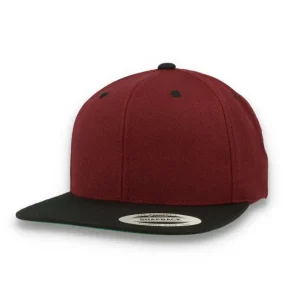Yupoong Classic Snapback 6089MT Maroon/Black