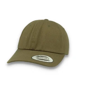 Buck Green Dad Cap Low Profile Cotton Twill - Yupoong 6245CM Buck