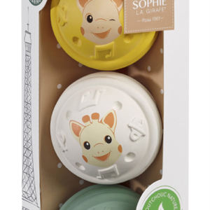 Baller som lager lyd – 100% naturgummi, Sophie la girafe – Vulli