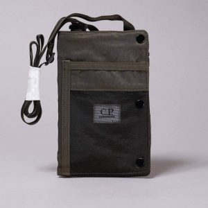 C.P. Company Utility Pouch Nylon Garment Dyed Ivy Green