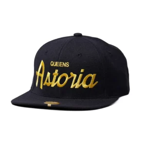 Hood Snapback Cap The DCT Queens Astoria Navy/Goldenrod